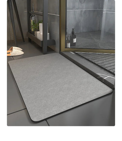 Bathroom Mats Diatomaceous Soft Mats Bathroom Quick Dry Water-absorbing Mats Toilet Non-slip Foot Mats Carpet Door Mats Bath Rug