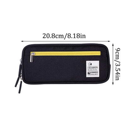 1PC Large Capacity Pencil Case Stationery Cute Boys Girls Gift Bag Pen Box Pencil Cases Storage Student School Office Supplies