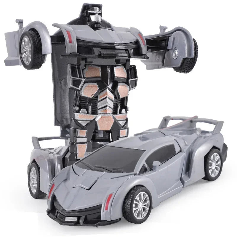Transforming Inertial Car with Collision Technology: Autobot Robot Car for Boys