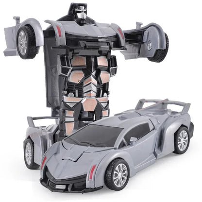 Transforming Inertial Car with Collision Technology: Autobot Robot Car for Boys