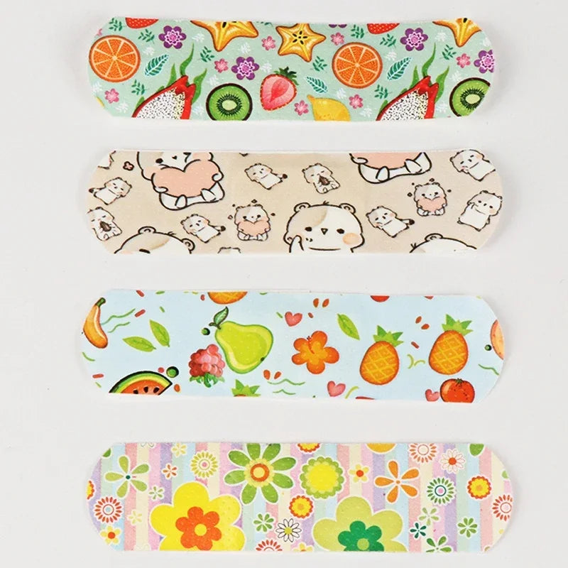 50/100pc Cartoon Animal Pattern Waterproof Hemostasis Kids Band Aid Stickers Adhesive Bandage Wound Strips Plasters for Children