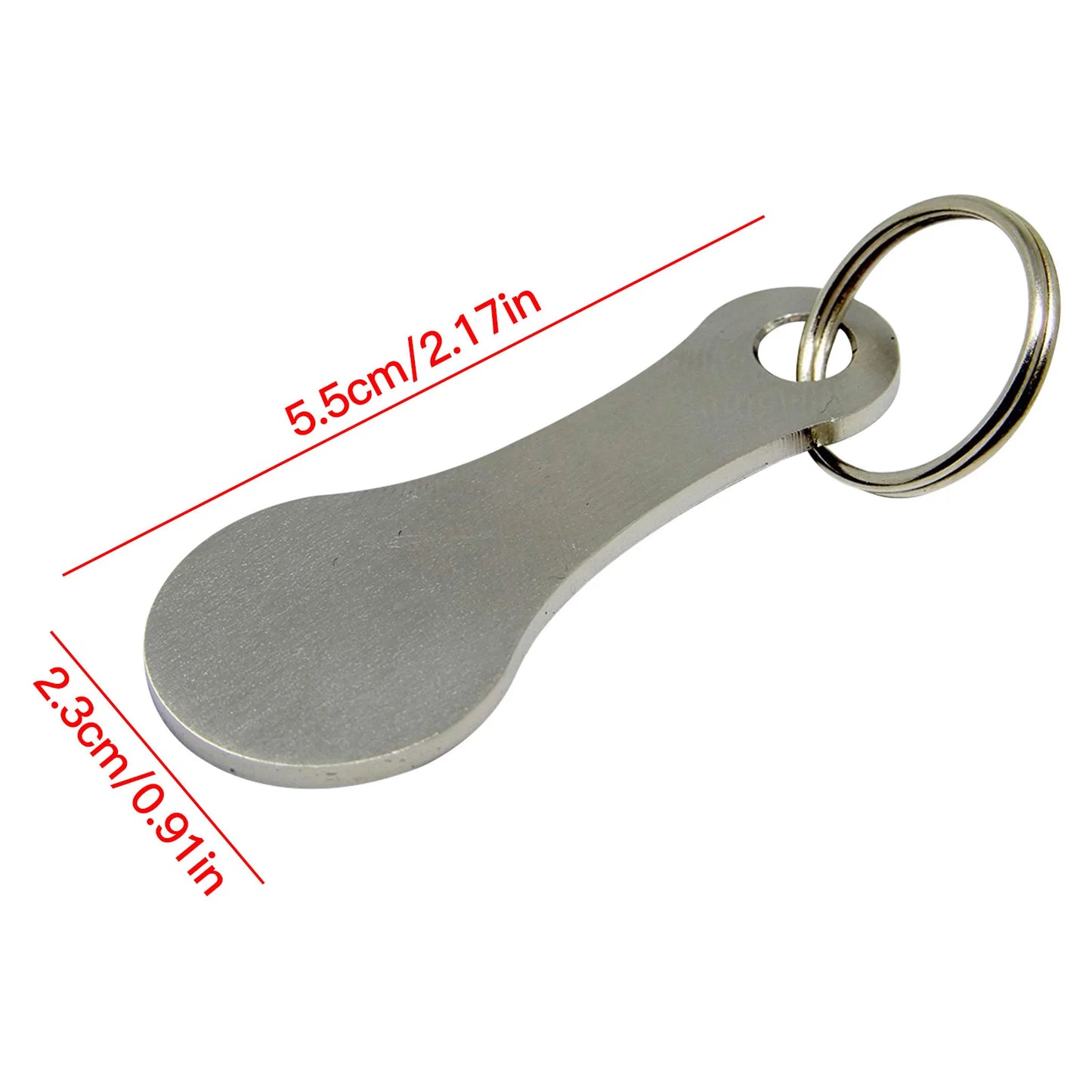 Shopping Cart Token Stainless Steel Hard Portable Key Ring Metallic Keychain For Key Hook Practical Daily Use Accessorie Cart