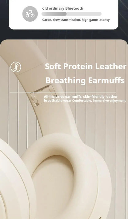 #Wireless Bluetooth 5.3 Headphones Over Ear HIFI Stereo Headsets True Sport Gamer Earphone TF/AUX Music Player with HD Mic Gifts