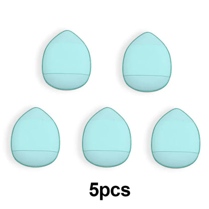 5/10Pcs Mini Finger Puff Foundation Small Air Cushion Powder Sponge Face Concealer BB Cream Cosmetic Applicator Makeup Tools