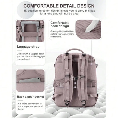 Women Men Hand Luggage Backpack Business College Laptop Travel Backpack Waterproof Carry on mochila viaje cabina avion 40x20x25