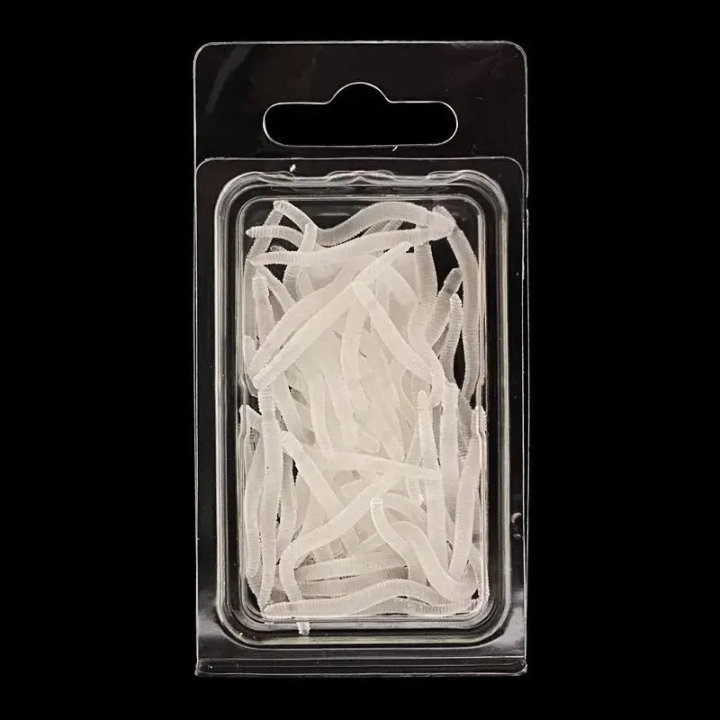 طُعم صناعي ناعم أحمر برائحة سمكية واقعية من BURLE، يحاكي ديدان الأرض الحمراء، طُعم صيد اصطناعي