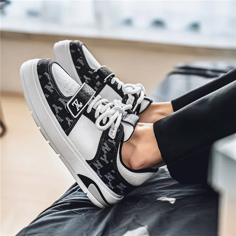 Men's Shoes Autumn Casual Shoes Soft Soled Sports Shoes New Trend Help Breathable Non-slip Board Shoes Fashion Shoes Board Shoes