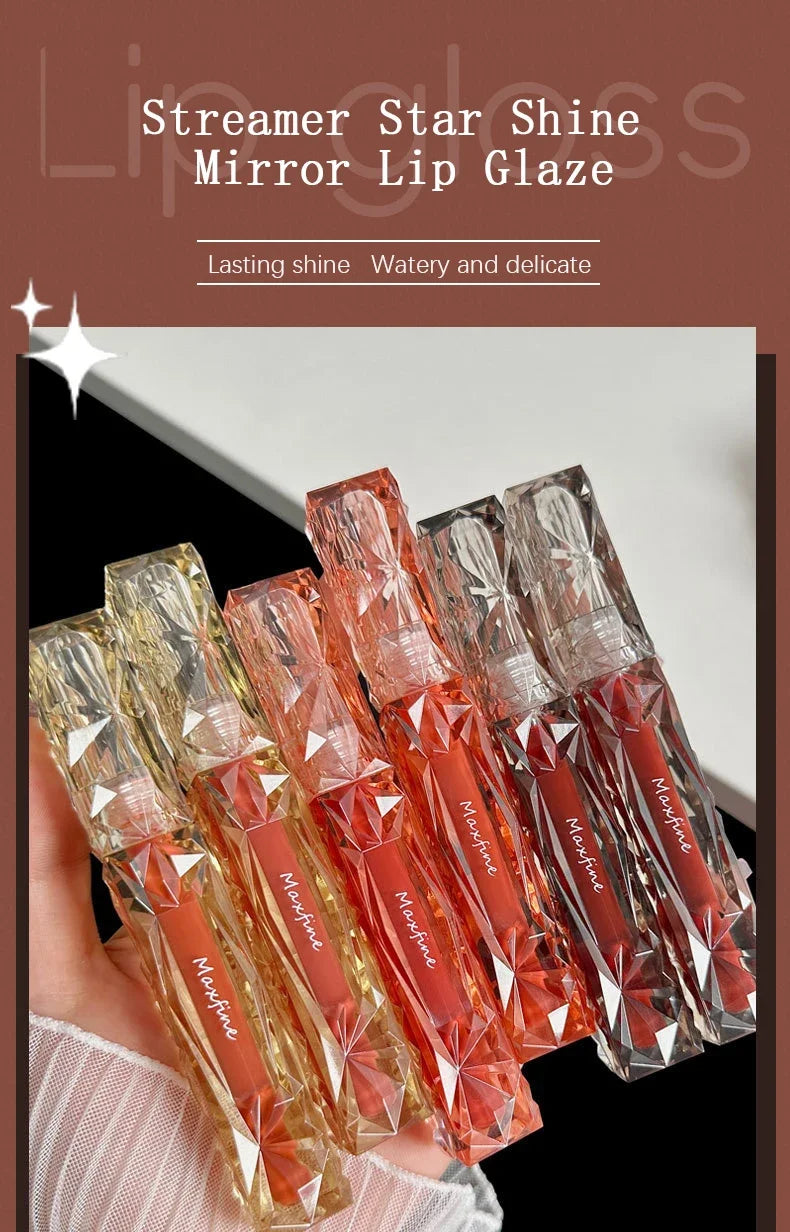 Mirror Lip Gloss Lip Gloss Lip Moisturizing Liquid Lipstick Waterproof Long-lasting Brightening And Non Fading Lip Gloss