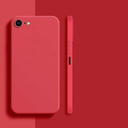For iPhone 8 Case For iPhone SE 2022 2020 7 8 Plus Cover Case Luxury Shockproof Soft TPU Liquid Silicone Phone Back Cover Case