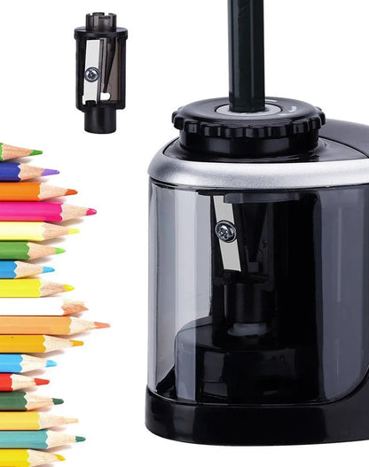 Portable Pencil Sharpener Electric Manual 2 in 1 Automatic Pencil Sharpener Kids Adults Auto Pencil Sharpener Stationery