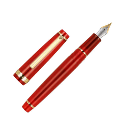 Jinhao 82 Fountain Pen Acrylic Ink Pen Spin Golden sliver clip 0.5mm F Nibs classic Business Office School Supplies Writing Pen