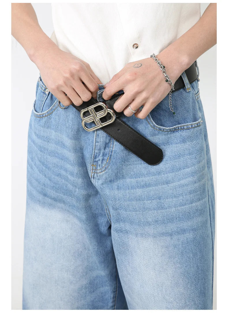 Harajuku Vintage High Waist Black Retro Washed Denim Shorts Women's Fashion Casual Loose Fit Y2K Streetwear Mid Long Short