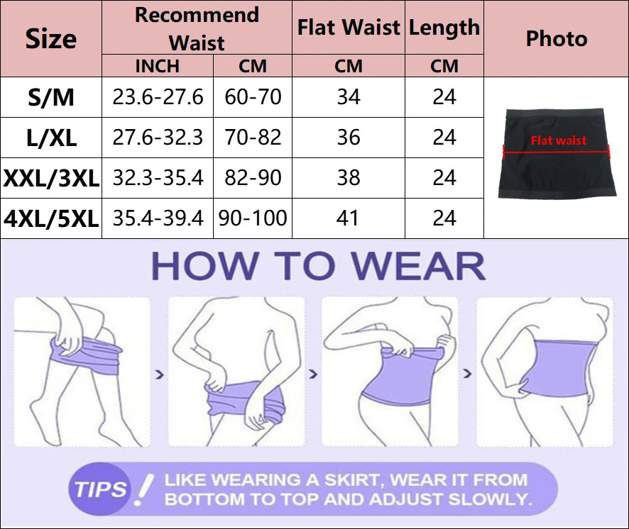 Men Slimming Body Shaper Sauna Sweat Belt Waist Trainer Corsets Belly Band Sport Girdle Modeling Straps Stomach Fat Burner