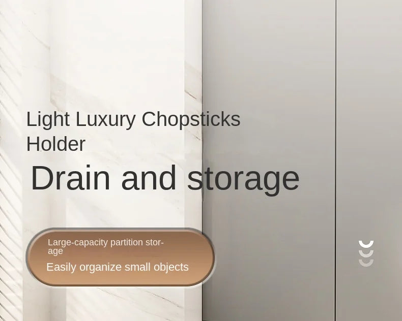 Kitchen knife rack, chopstick holder, wall-mounted multifunctional countertop, cutting board, and tool storage rack