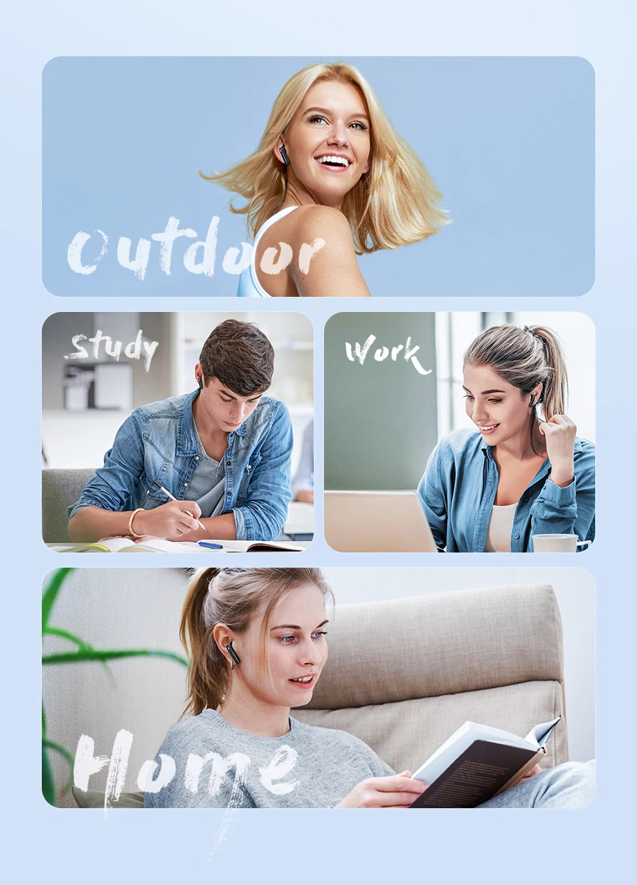 Baseus Bowie E16 Wireless Earphones Bluetooth 5.3 TWS Earbuds IPX4 Waterproof Earphone 30H Playtime 13mm Driver HIFI Headphones