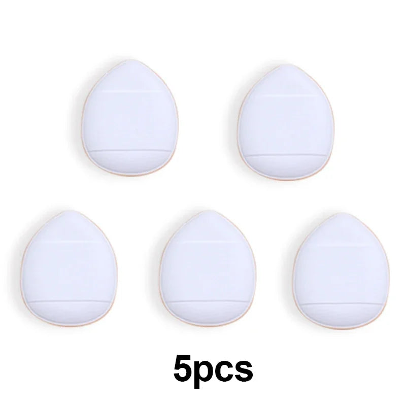 5/10Pcs Mini Finger Puff Foundation Small Air Cushion Powder Sponge Face Concealer BB Cream Cosmetic Applicator Makeup Tools