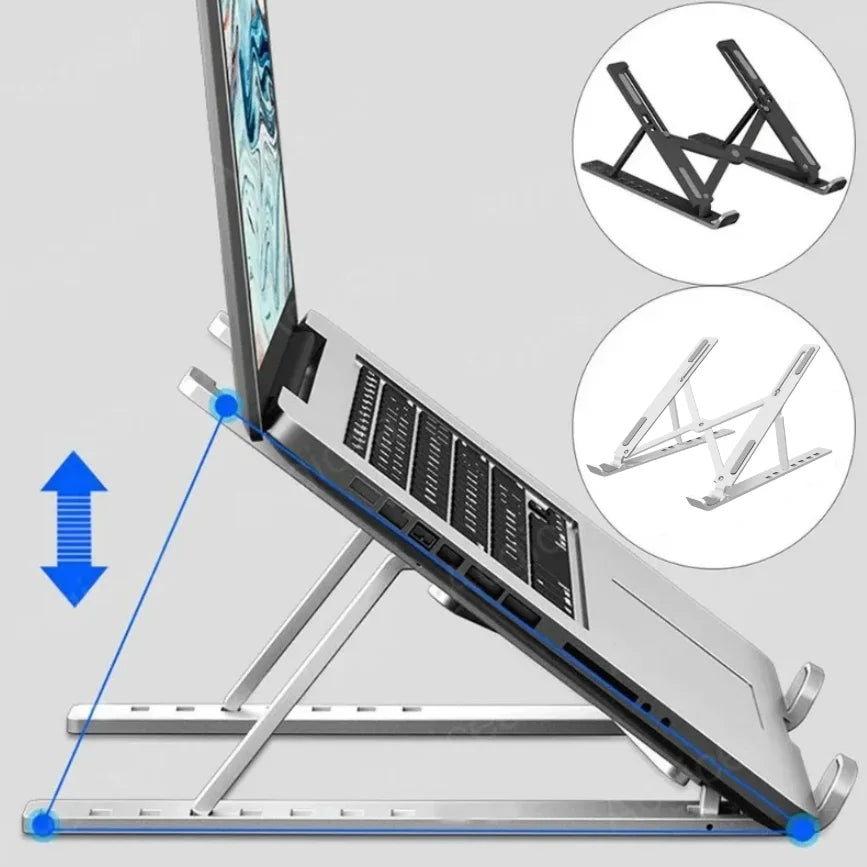 Notebook Accessories Foldable Laptop Stand Adjustable &  Portable Ipad Bracket  For MacBook MateBook Ipad Dell HP Laptop