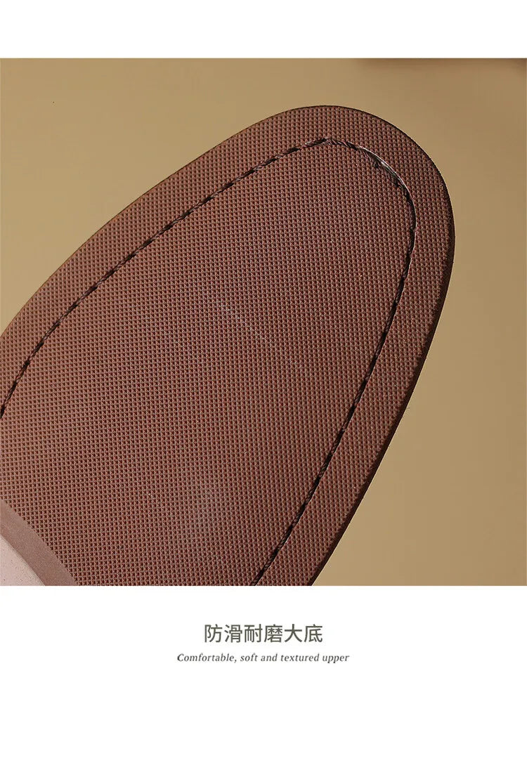 Shoes for Women 2024 Summer Brown Casual Flats Ladies Shoe Fashion Suede Loafers Soft Sole Non-Slip Feminino Zapatos Mujer