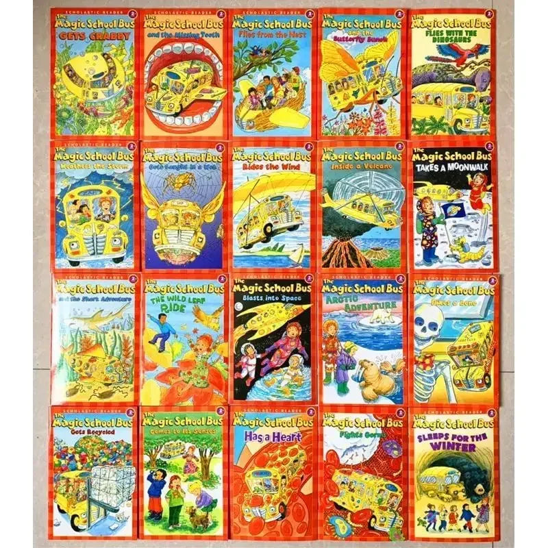 The Magic School Bus 23 Books Science Readers Kids Reading Story Books for Children Book Set Educational Toys New Hot