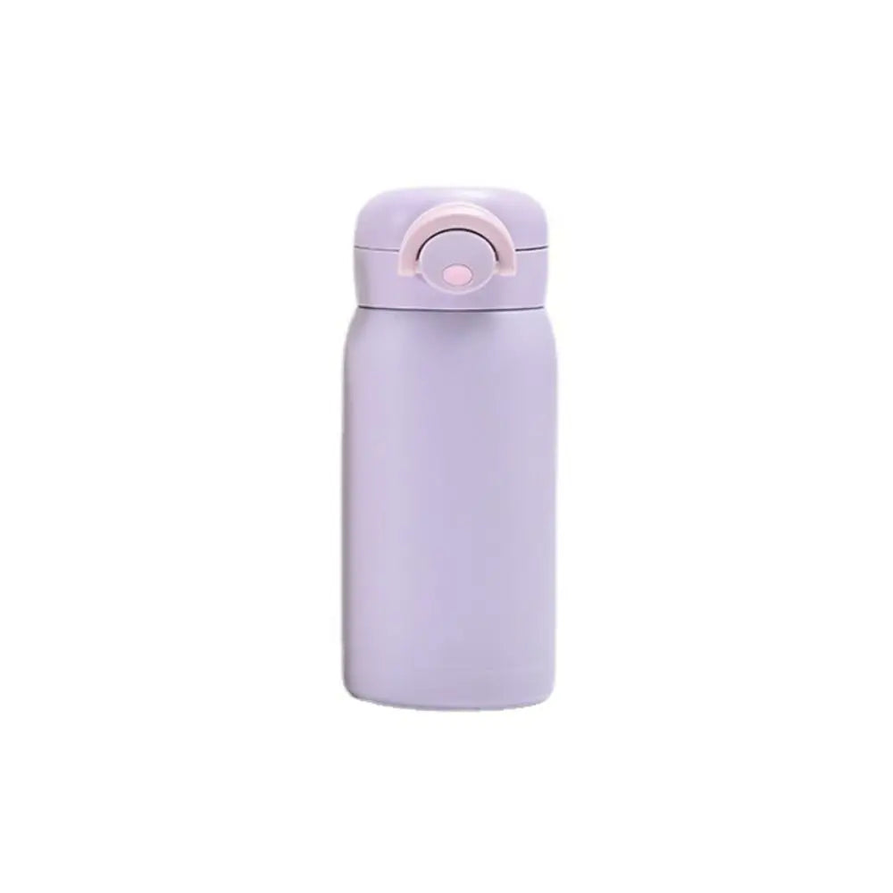 304 Stainless Steel Mini Thermos Cup Cute 220/320ml Small Capacity Vacuum Flask Pop-up Lock Mug Girls