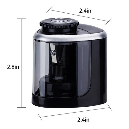 Portable Pencil Sharpener Electric Manual 2 in 1 Automatic Pencil Sharpener Kids Adults Auto Pencil Sharpener Stationery