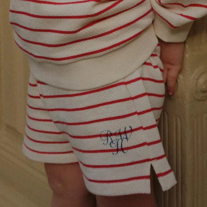 Kids Clothes 2025 New Autumn Winter Korean Children's Cartoon Cotton Sweatshirts Shorts Baby Girls Boys Outdoor Clothings