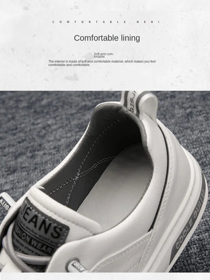 New Shoes for Men  Comfortable Flat Men's Casual Shoes Outdoor Wild Men's Sneakers High End Fashion One Pedal Dress Shoes Male