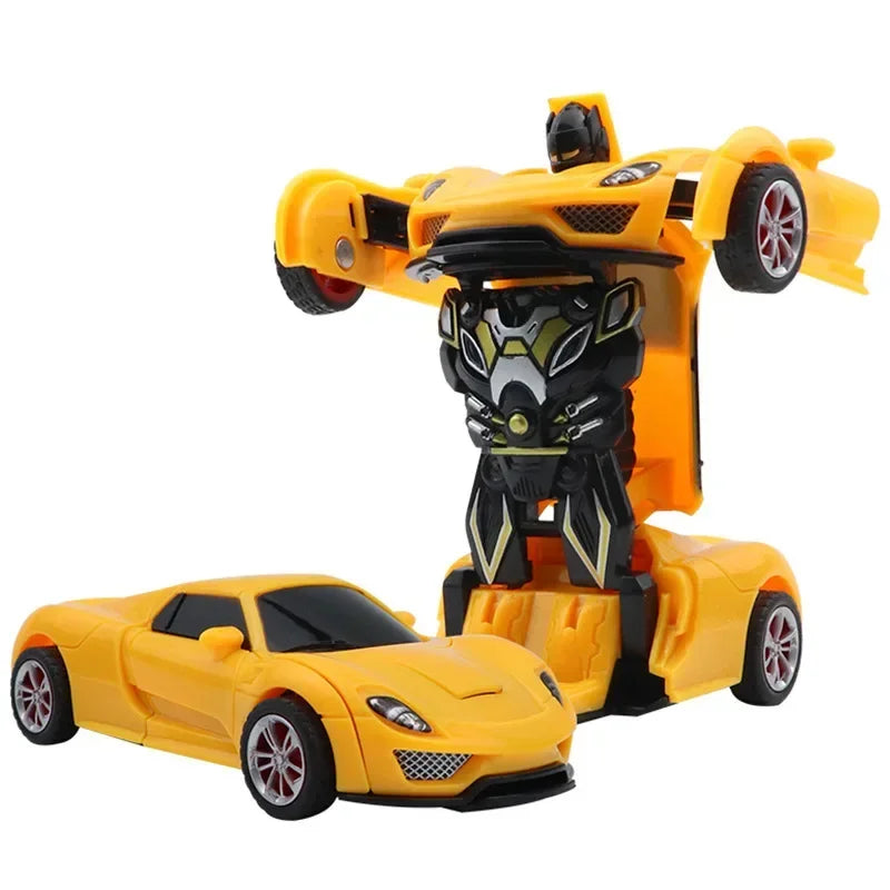 Transforming Inertial Car with Collision Technology: Autobot Robot Car for Boys