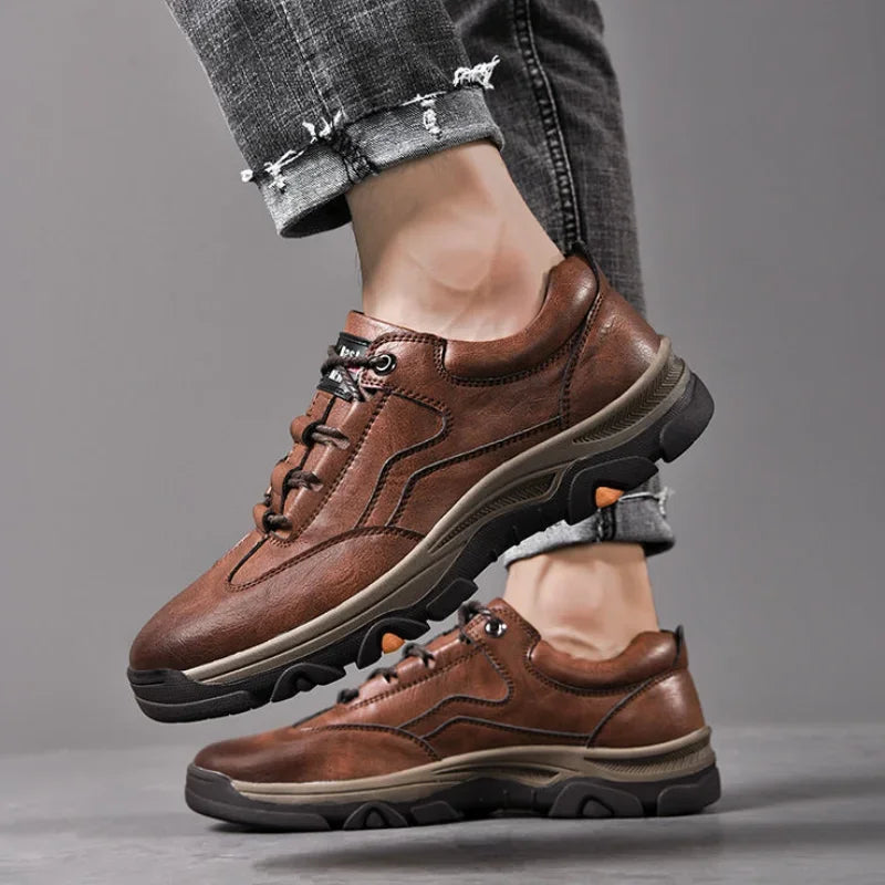 Men's Casual Shoes Outdoor Sneakers Men Retro Leisure Business Shoes Non Slip Comfortable Sports Walking Shoe Tênis Masculino