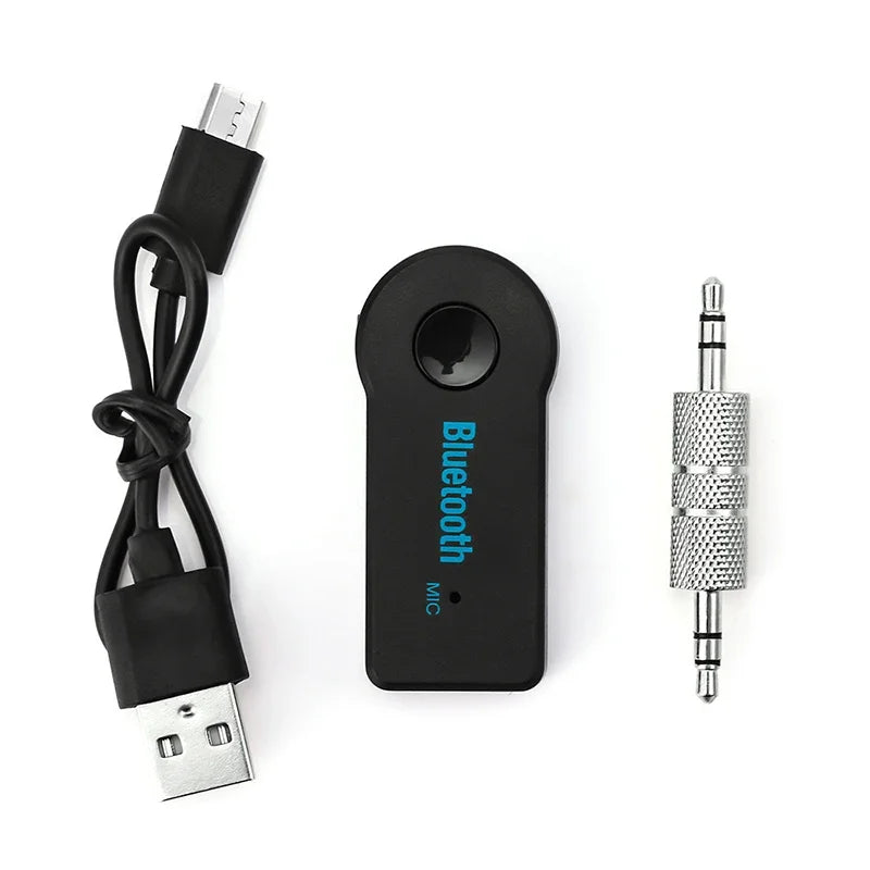 AUX Car Bluetooth Receiver,3.5mm Socket 5.0 Wireless Bluetooth Adapter,Audio Converter Mobile Phone Hands-Free Stereo