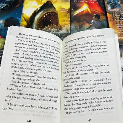 22 Books/Set I Survived English Reading Books Disaster History Survival Novel Escape Guide Children's Science Chapters Books