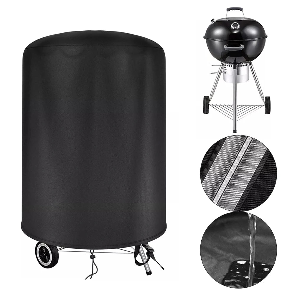 For Raweao Kettle BBQ Cover For Weber 57Cm Waterproof Barbecue Cover Round BBQ Outdoor Cooking Cover