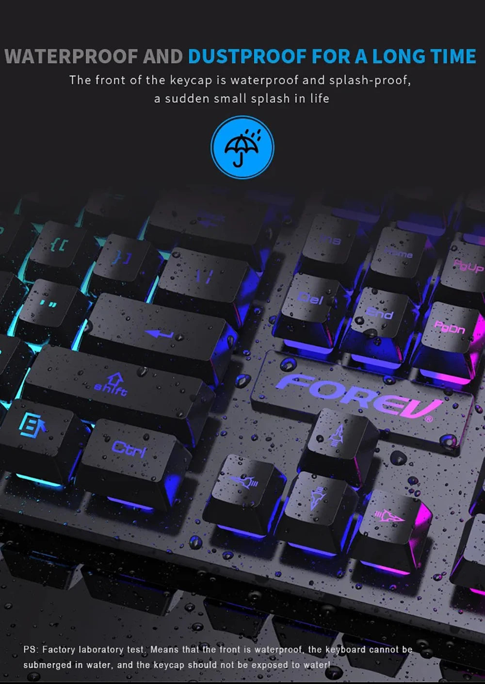 Wired Office Gaming Keyboard Mouse Set USB RGB Backlight Luminous Mechanical Feel Keyboard For Laptop Computer PC Accessories