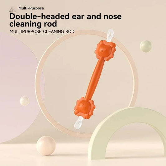 Multi-purpose Ear Nose Cleaner Soft Ear Wax Cleaner Cleaning Tool Baby Ear Cleaner Spoon Double-headed Earwax Cleaner