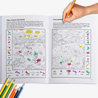 Pique Your Child's Imagination with this Delightful Hidden Objects Book - Ideal for Building Focus and Attention