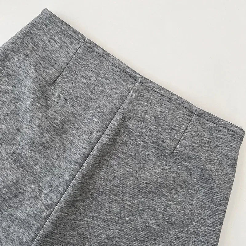 Summer basic solid color versatile shorts for women casual and elegant high-waisted slimming straight shorts