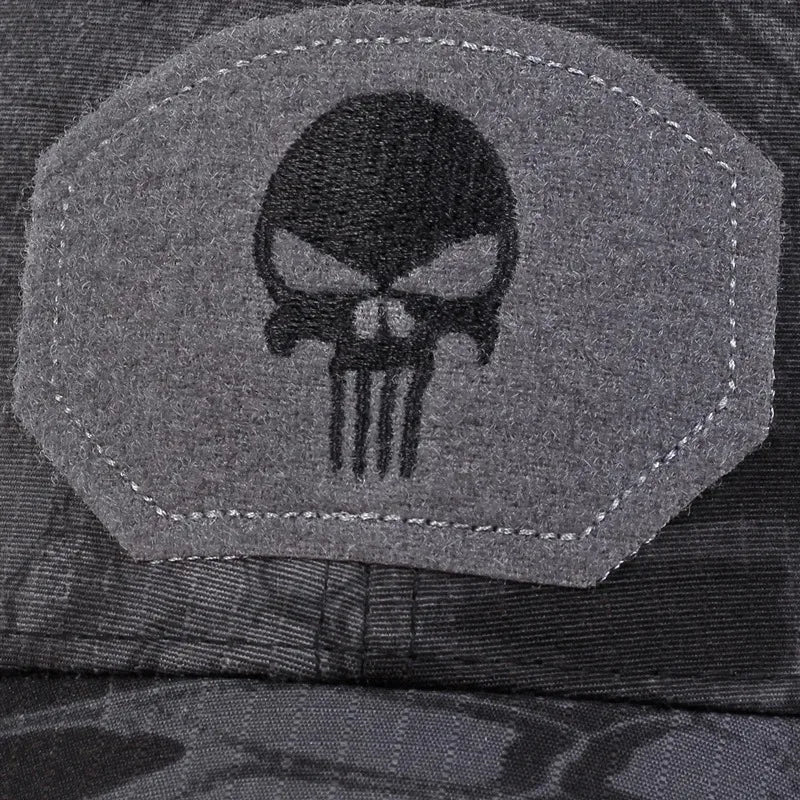 2025 NEW Skull Embroidered Top with Patch Breathable Baseball Caps Spring and Autumn Outdoor Adjustable Casual Hat Sunscreen Hat