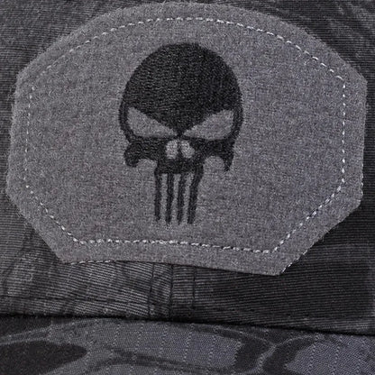 2025 NEW Skull Embroidered Top with Patch Breathable Baseball Caps Spring and Autumn Outdoor Adjustable Casual Hat Sunscreen Hat