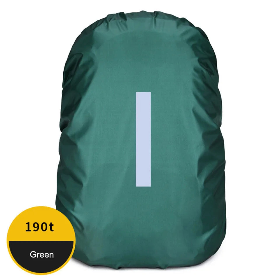 KoKossi 1Pcs 20-60L Outdoor Hiking Backpack Rain Cover Backpack Waterproof Cover Cycling Hiking Reflective Rain Cover Unisex