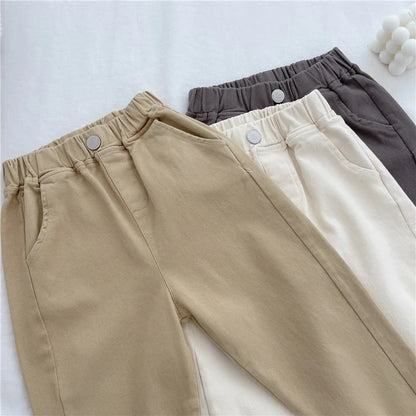 Kids Pants Kids Clothes Slacks Boys Girls Pants Foreign Style Korean Pants Autumn Spring Clothes for Kids