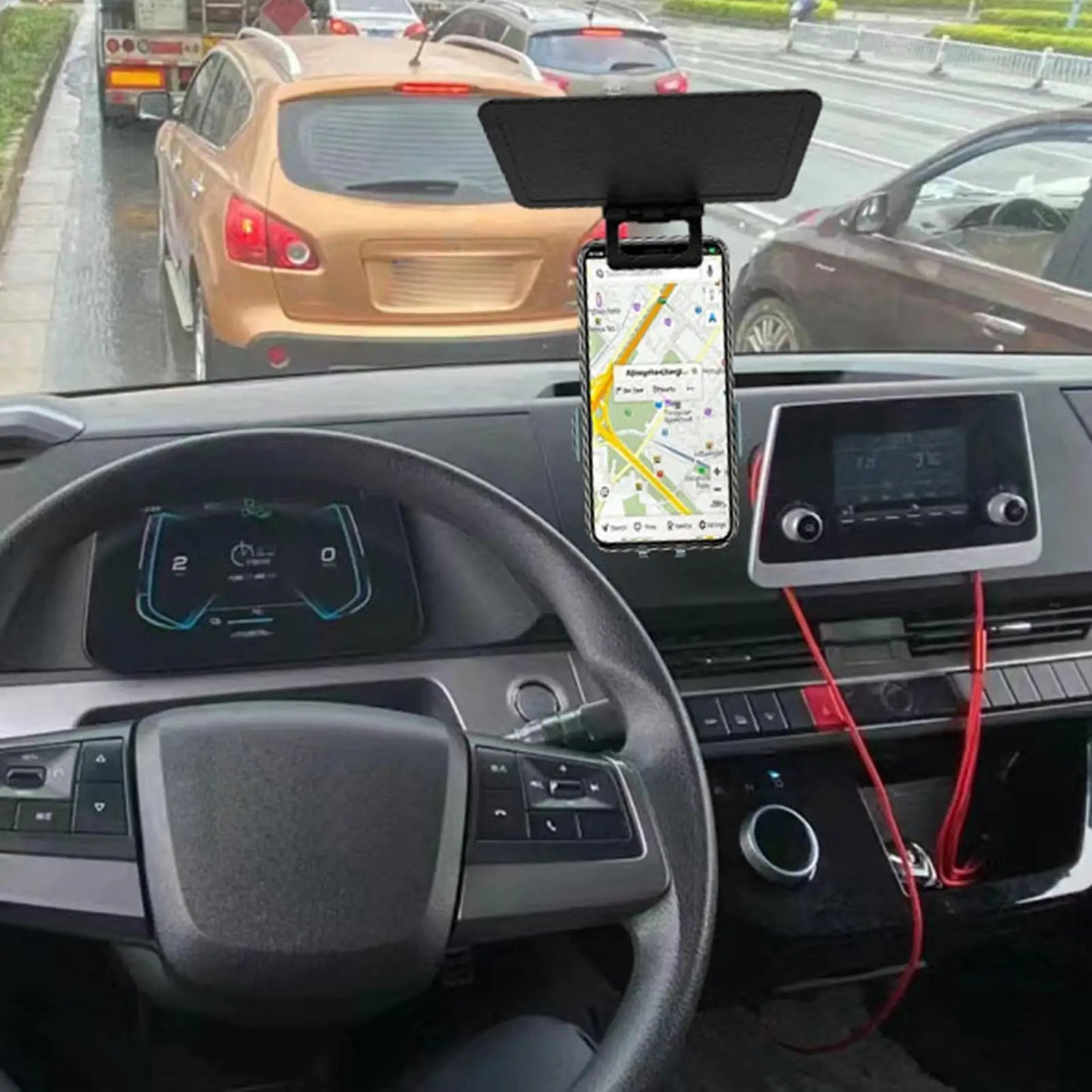 Phone Sun Shade Foldable Phone Anti-UV Shade Cellphone UV Protection Cover Folding Smartphone Sunshade Phone Sun Visor with Clip