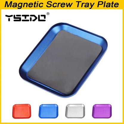 RC Repair Tool Aluminium Alloy Magnetic Screw Tray Plate For Airplane Car Boat Crawler Axial SCX10 D90 D110 Model Repair Tool Co
