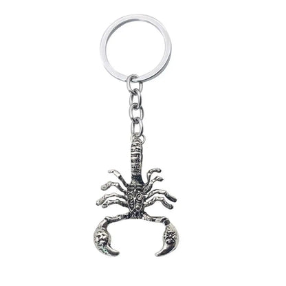 For Men Punk Animal Interior Accessories Bag Pendant Scorpion King Shape Key Rings Car Key Chain Keyfob Keychain