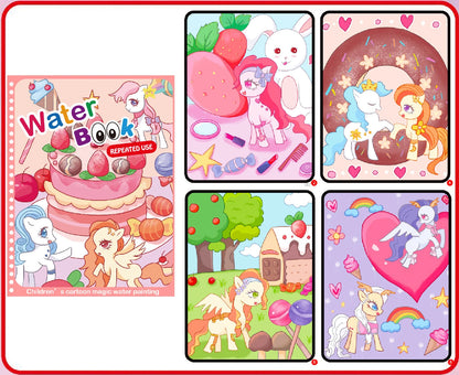 NEW Kids Magic Water Drawing Books Coloring Books Painting Toys for Kids Birthday Christmas New Year Gift for Boys and Girls