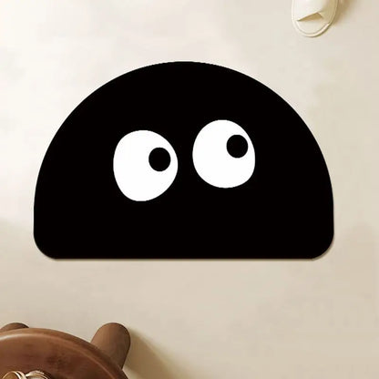 Bathroom door absorbent floor mat foot mat household toilet toilet soft diatom mud toilet quick drying non-slip mat