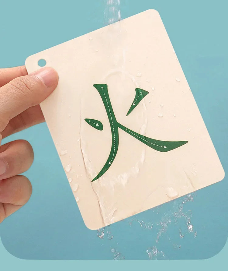 Characters Picture Enlightenment Double Literacy Card Children's Kindergarten Chinese Pinyin Card Hanzi Learning Age