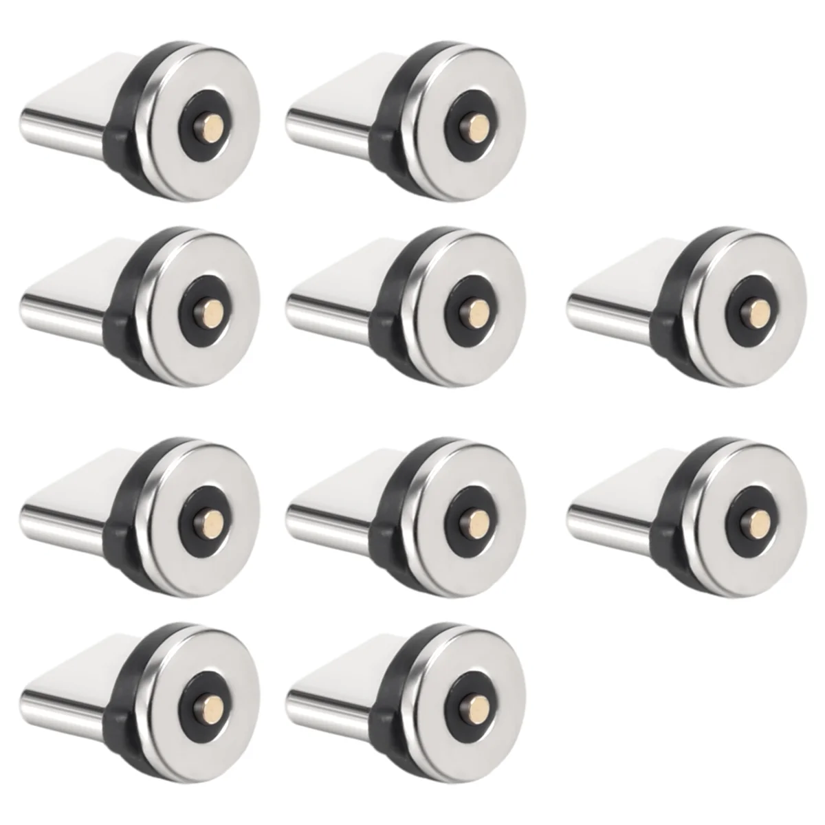 10PC/SET Round Magnetic Cable Plug 8 Pin Type-C Plugs Fast Charging Phone Magnet Charger Plug
