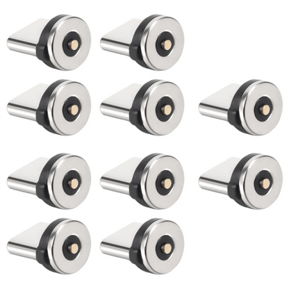 10PC/SET Round Magnetic Cable Plug 8 Pin Type-C Plugs Fast Charging Phone Magnet Charger Plug