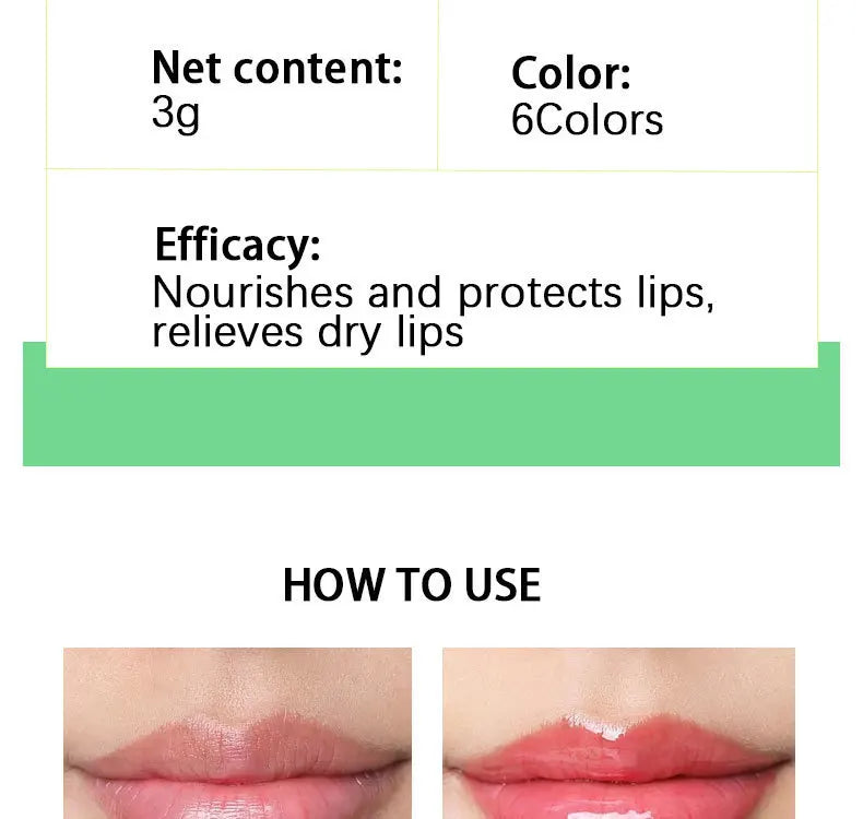 Lip Gloss Waterproof Long-term Moisturizing Non-stick Cup Non-fading Liquid Green Packaging Lip Gloss Cosmetics