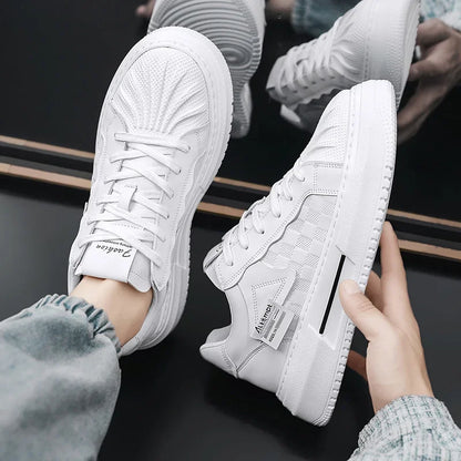 Men's Shoes 2025 New Trend Fashionable Versatile Breathable Niche Personality Casual Sports Board Shoes Thick Sole Comfortable